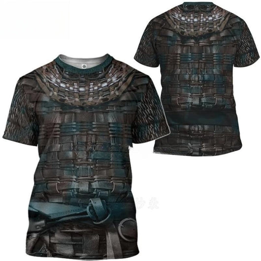 Playera Halloween 3D de Hombre con Diseño Tatuaje Digital - Image 10