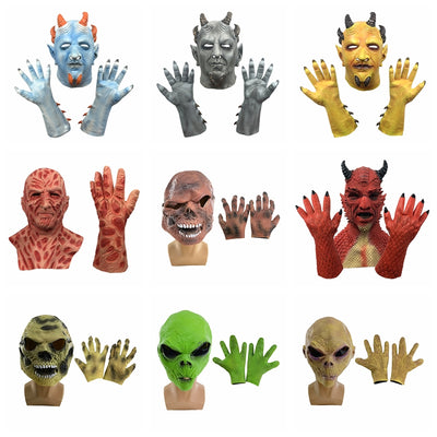 Máscara de Látex Aterradora para Fiesta de Disfraces y Mascarada - Image 32