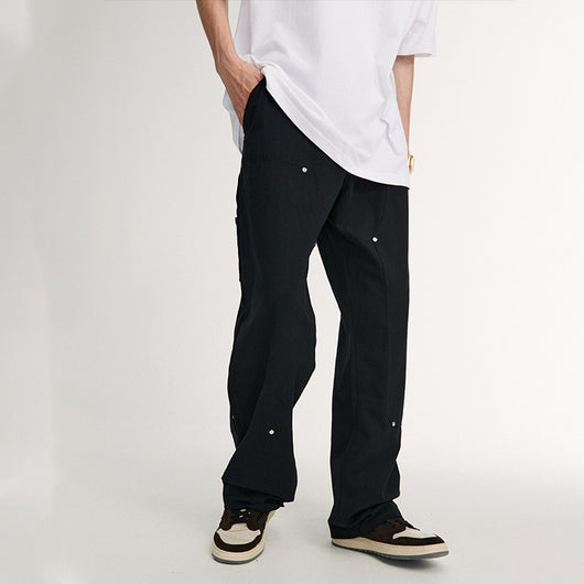 Pantalones Casuales Holgados Estilo Europeo - Versátiles y Cómodos - Image 8