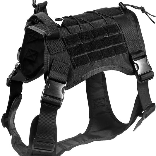 Chaleco Táctico para Perros Grandes Camuflaje - Ropa de Entrenamiento Outdoor