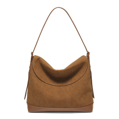 Bolso de Hombro Ante Sintético con Gran Capacidad y Correa Cruzada - Image 3