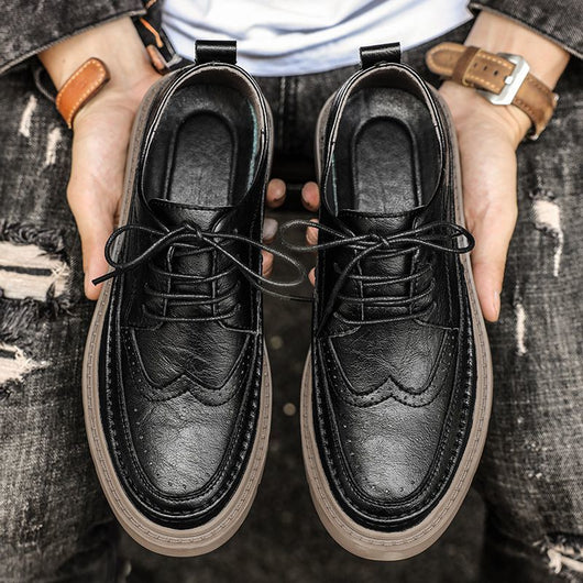 Zapatos de Cuero Británico Transpirables - Estilo Casual y Versátil - Image 6