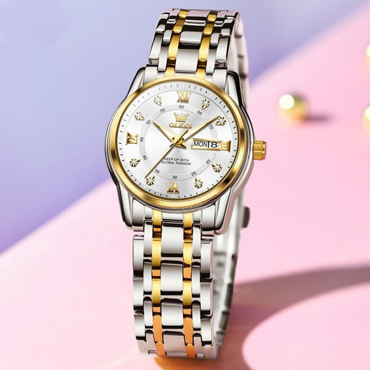 Reloj de Cuarzo para Mujer con Números Romanos Resistente al Agua - Image 3