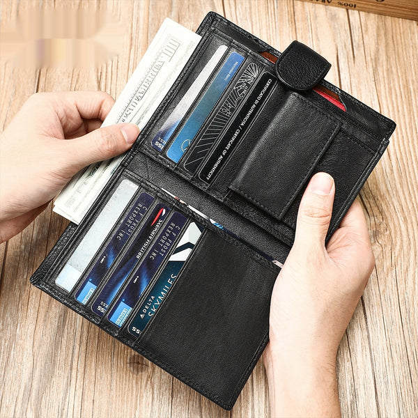 Cartera Premium de Cuero Genuino para Hombre