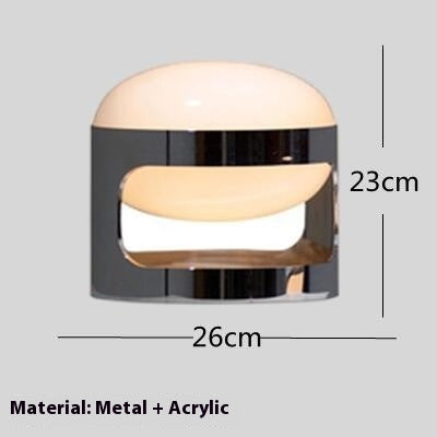 Lámpara de Mesa de Acero Inoxidable Minimalista y Elegante - Image 6