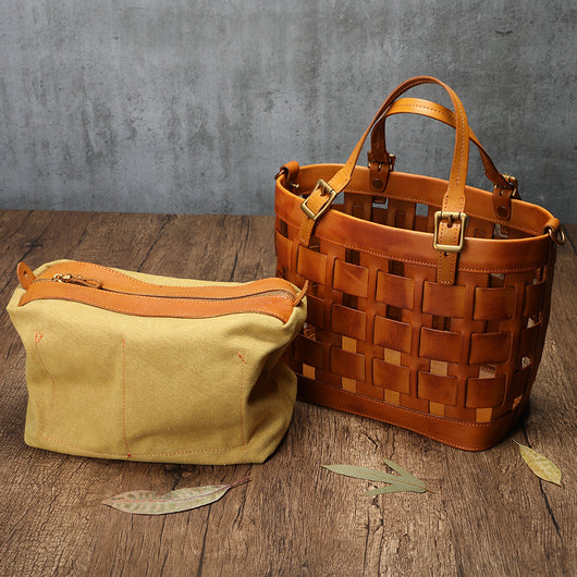 Bolso de Cuero Genuino para Mujer - Bandolera Mensajero - Image 13