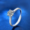 Anillo de Moissanita Fashion en Plata Esterlina S925