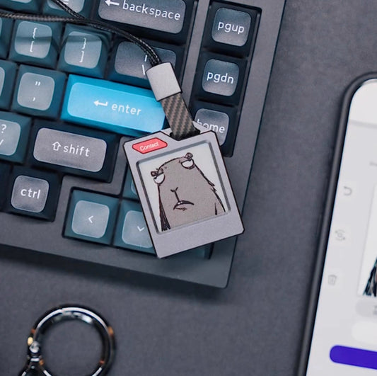 Llavero E-ink Tricolor sin Batería con Tecnología NFC - Image 2