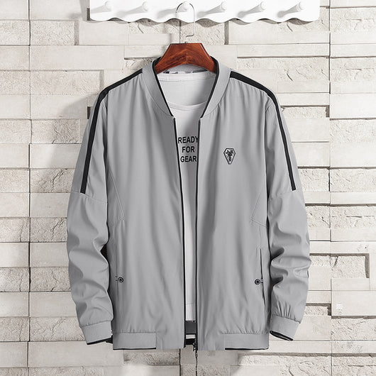 Chaqueta Deportiva Talla Grande para Hombre - Estilo Béisbol Primavera Otoño - Image 13