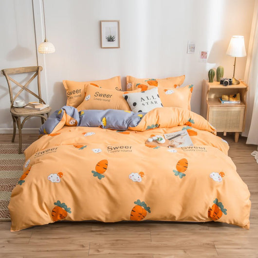 Juego de Cama Completo Algodón: Funda Nórdica, Sábanas y Almohada - Image 37
