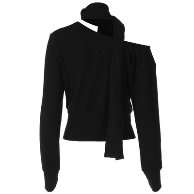 Playera Ajustada de Manga Larga con Hombro Descubierto - Image 13