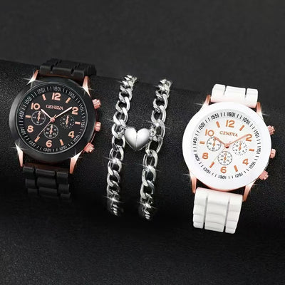 Set de 2 Relojes de Pareja Clásicos y Elegantes - Image 6