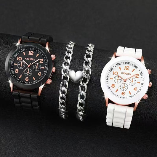 Set de 2 Relojes de Pareja Clásicos y Elegantes - Image 6