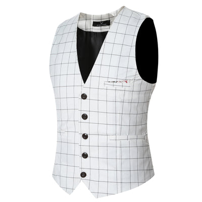 Chaleco Formal Coreano para Hombre Cuello en V - Image 11