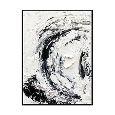 Cuadro Abstracto Moderno Pintura al Óleo Texturizada para Sala de Estar - Image 6