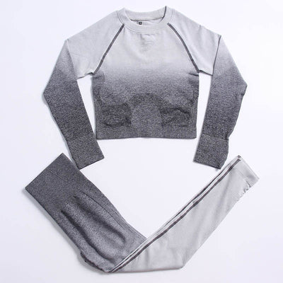 Conjunto Deportivo Yoga Degradado para Mujer - Transpirable y Cómodo - Image 3