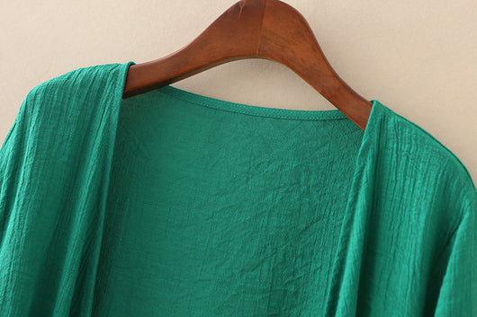 Cardigan Ligero de Algodón y Lino para Mujer - Perfecto para Verano - Image 7