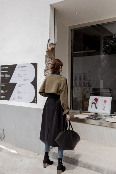Gabardina Midi con Cordones para Mujer - Image 10