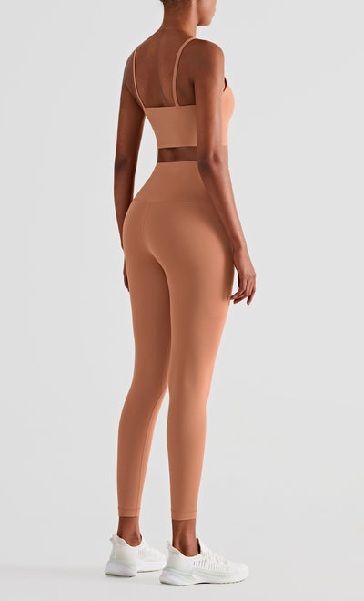 Leggins Cintura Alta Sin Costuras Efecto Durazno Antideslizantes - Image 4