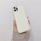 Funda de Celular con Textura de Cuero Premium en Color Sólido