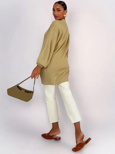 Cardigan Tejido Suelto Cuello V - Diseño Versátil para Otoño - Image 28