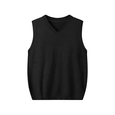 Chaleco Tejido Cuello V Elegante para Primavera - Image 3