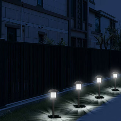 Lámpara Solar de Jardín con Enchufe - Iluminación Automática - Image 8