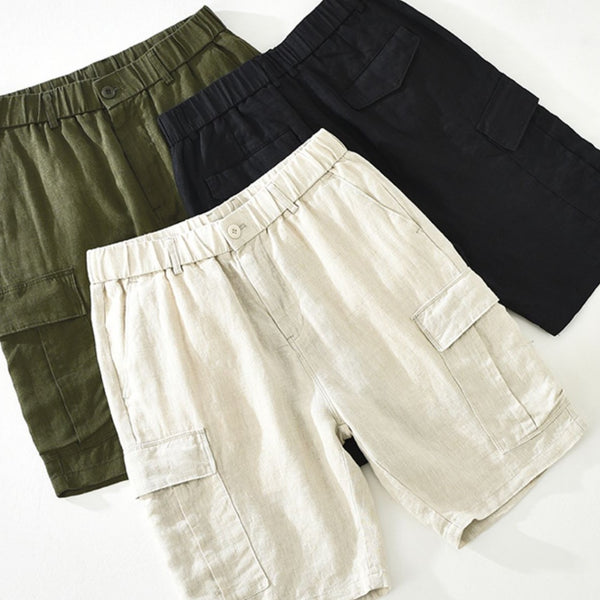 Overol Vintage Japonés de Lino Puro para Hombre