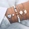 Pulsera de Cangrejo Turquesa con Personalidad Exagerada