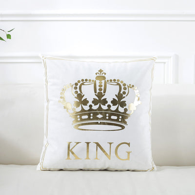 Funda de Almohada Dorada Super Suave para el Hogar - Image 7