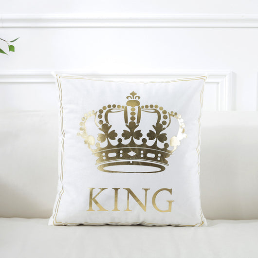 Funda de Almohada Dorada Super Suave para el Hogar - Image 7
