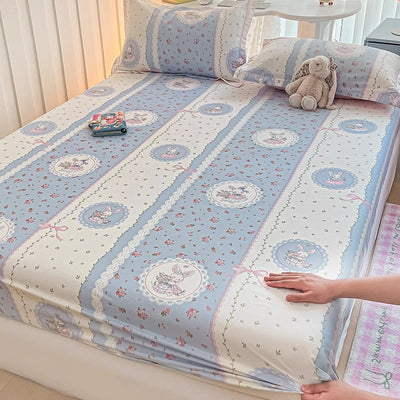 Sábana Ajustable Infantil de Algodón Puro con Diseño Cartoon - Image 10