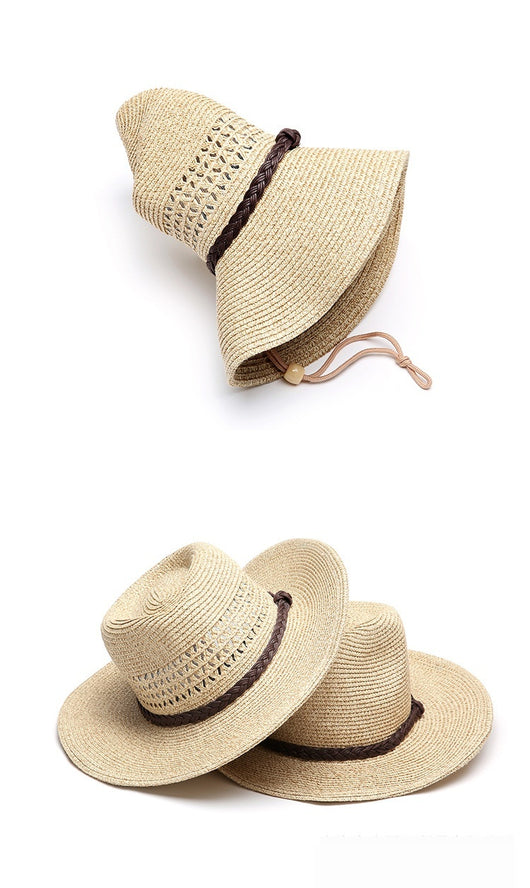 Sombrero de Paja Plegable con Ala Ancha para Hombre - Protección Solar Perfecta - Image 15
