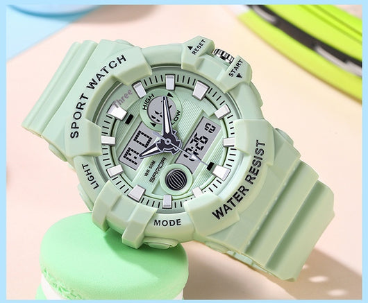 Reloj Deportivo Digital Dual Display Pantalla Grande Luminoso Resistente al Agua Unisex - Image 28