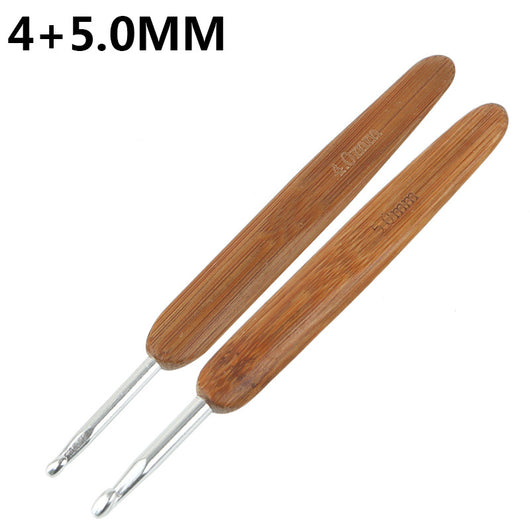 Herramienta de Ganchillo de Bambú Carbonizado para Tejido Manual DIY - Image 18