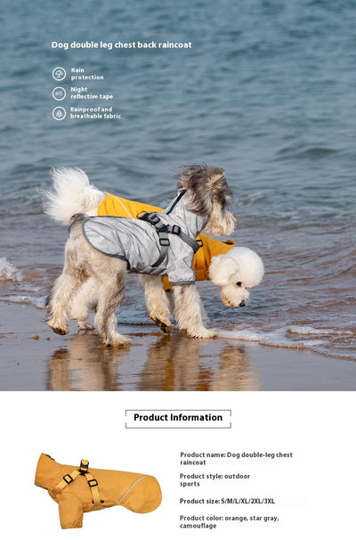 Impermeable para Perros Pequeños y Medianos con Arnés Integrado - Image 16