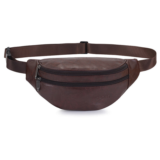 Bolsa de Cintura Retro en Cuero PU para Hombre - Image 12