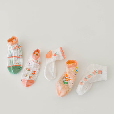 Calcetines de Malla Cuadriculados para Niños - Primavera y Verano - Image 4