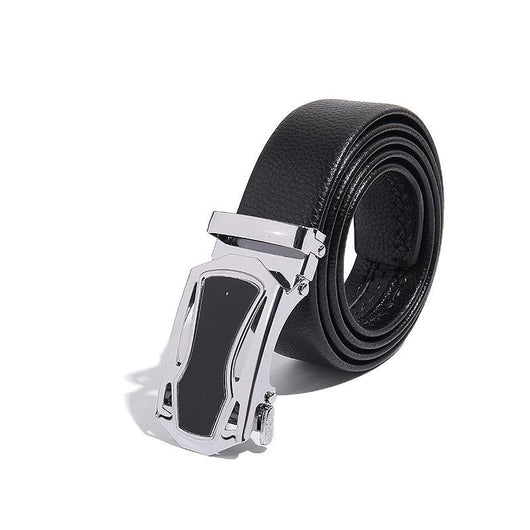 Cinturón Automático Ejecutivo Negro con Hebilla Deportiva - Image 13