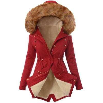 Chaqueta Acolchada Slim Fit con Capucha y Cierre - Abrigo Cálido para Mujer - Image 9