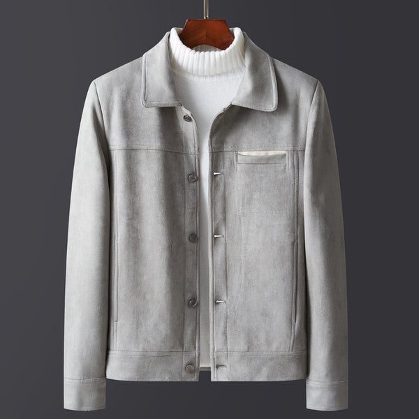 Chaqueta de Pana para Hombre Cuello Solapa Ajustada