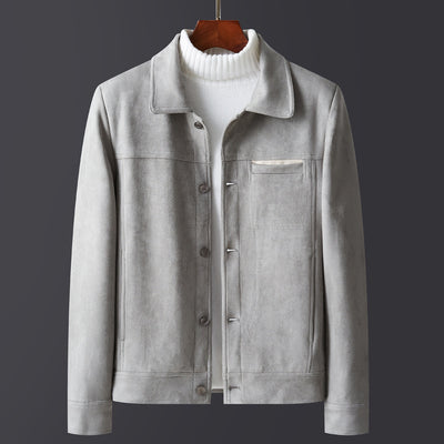 Chaqueta de Pana para Hombre Cuello Solapa Ajustada - Image 2
