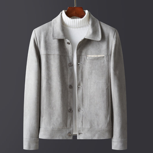 Chaqueta de Pana para Hombre Cuello Solapa Ajustada - Image 2