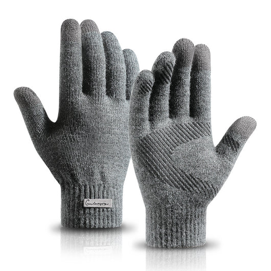 Guantes de Lana Tejida Forrados en Forro Polar Ártico - Image 12