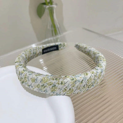 Diadema Plisada de Chifón con Flores Pequeñas Mori - Image 10