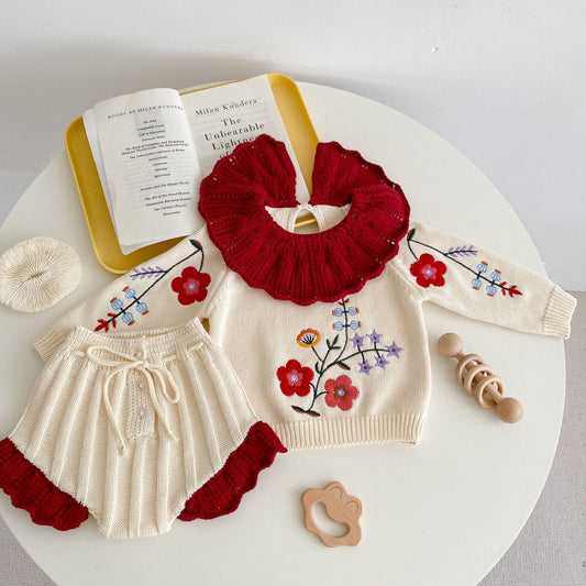 Conjunto de Tejido para Bebé Niña - Colección Otoño - Image 2
