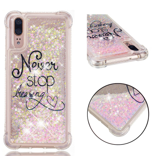 Funda TPU con Purpurina Fluida Transparente - Image 16