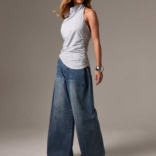 Top Halter Ajustado sin Mangas para Mujer - Diseño Sensual y Moderno - Image 2