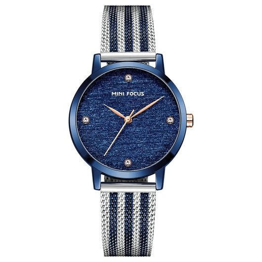 Reloj Silk Dial con Malla de Diamantes - Image 7