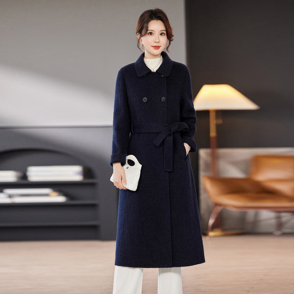Abrigo Largo de Cashmira Doble Botonadura - Elegancia Premium